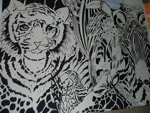 Silk screen <b>printed</b> handmade <b>paper</b> with artisan designs OEM wholesale private label export quality for global buyers. - Product Image 2