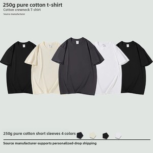 เสื้อยืดลำลองสำหรับผู้ชายผ้าคอตตอนระบายอากาศป้องกันรอยยับของ100% ออกแบบโลโก้ได้ตามต้องการ - Product Image 3