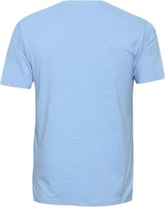 เสื้อยืดคอกลมผ้าฝ้าย 100% น้ำหนักเบา สีผสม ดีไซน์เรียบง่าย ใส่สบาย เหมาะสำหรับทุกวัน ทรงปกติสำหรับผู้ชาย - Product Image 5