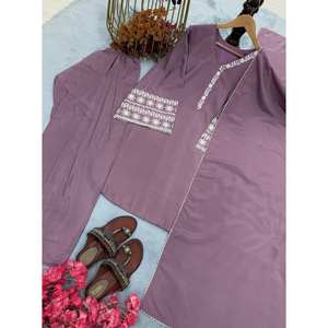 Conjunto de traje de fiesta elegante para mujer de diseñador con parte inferior superior y Dupatta-para ocasiones especiales - Product Image 6