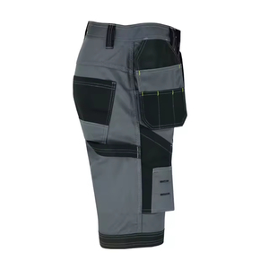 High Quality Men <b>Working</b> Shorts Gray <b>Black</b> Multiple Pockets Durable Construction Fire Proof Water Proof Quick Dry Customized Log - Product Image 2