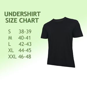 T-shirt girocollo da uomo premium in rayon di bambù, traspirante, confezione da 1, maglietta intima - Product Image 3
