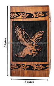 Urnes funéraires en bois pour cendres humaines, vente en gros, taille personnalisée, fournitures funéraires - Product Image 2