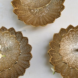 2 Tier Gold Platter 2-Tier Cupcake Stand Holder Round Tiered Serving Tray Stainless Steel <b>Cup</b> Birthday Party Decoration Display - Product Image 5