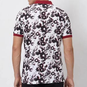Chemise à manches courtes boutonnée pour homme, en jersey uni 100% polyester de haute qualité, imprimé par transfert thermique, tricoté 200g, séchage rapide - Product Image 6