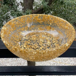 ชามเสิร์ฟคุณภาพพรีเมียม ทำมือ ขัดเงา หรูหรา เป็นมิตรกับสิ่งแวดล้อม สำหรับสลัด ขนม ผลไม้ ตกแต่งบ้าน ห้องครัว และโต๊ะอาหาร - Product Image 1