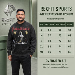 Custom Oversized <b>Sweatshirt</b> Men Heavyweight Cotton <b>Fleece</b> Pullover Crewneck Printed Streetwear Loose Fit <b>Sweatshirts</b> Manufacture - Product Image 5