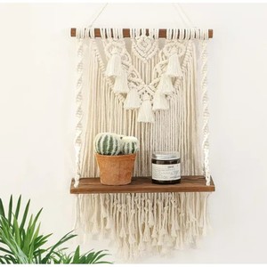 Decoración de Pared de Madera Hecha a Mano Estilo Bohemio con Cuentas - Venta al por Mayor - Product Image 3