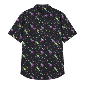 <b>Mens</b> Casual Hawaiian <b>Shirt</b> Short Sleeves Button Down <b>Beach</b> Clothing Summer <b>Shirt</b> - Product Image 2