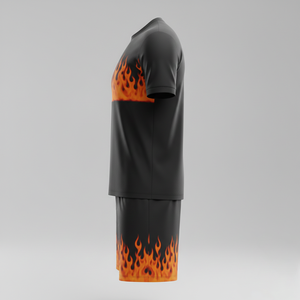 Maillot de football unisexe pour femmes avec short, ensemble d'entraînement professionnel deux pièces, tenue de sport à séchage rapide, vêtements de sport OEM personnalisés - Product Image 6