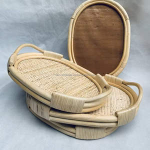 Handmade Rattan <b>Tray</b> Eco Friendly Serving <b>Tray</b> Wholesale Supplier Lightweight Durable Sustainable from Vietnam - Product Image 5