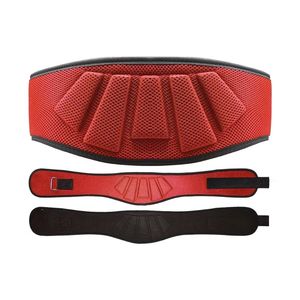 Cinturón de Levantamiento de Pesas de Neopreno Acolchado Rojo, Soporte Lumbar Contorneado para Gimnasio, Protección Lumbar, Costuras Reforzadas de Alta Resistencia, 5-10 mm - Product Image 2