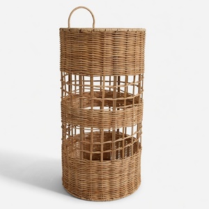 Rattan <b>display</b> stands for umbrella & walking stick holders umbrellas storage holder <b>basket</b> - Product Image 1