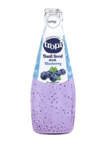 Fournisseur Vietnamien – Boisson aux graines de basilic en bouteille de verre 290 ml, saveur naturelle, OEM, marque privée, vente en gros, export - Product Image 6