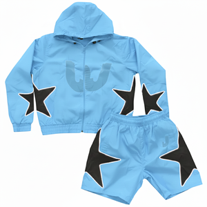 Men Casual Sports Windbreaker Short Set Breathable nylon Polyester <b>Track</b> Suit <b>jacket</b> and Shorts Summer <b>Track</b> Suit for men - Product Image 5