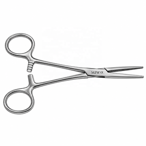 คีมหนีบหลอดเลือด Crile Hemostatic Forceps ขนาด 14 ซม. แบบตรง ทำจากเหล็กกล้าไร้สนิม สำหรับผ่าตัด ใช้หนีบหลอดเลือดแดง คีมหนีบหลอดเลือดชนิด Hemostat อุปกรณ์ทางการแพทย์ ได้รับการรับรองมาตรฐาน CE - Product Image 4
