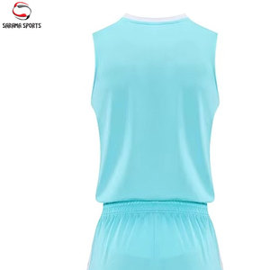 Uniformes de basket-ball sur mesure en gros, haute qualité, manches régulières, vêtements d'équipe pour l'entraînement - Product Image 4