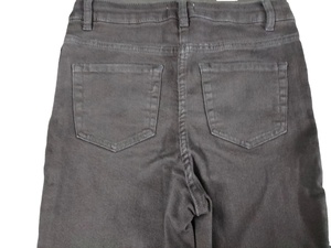 <b>Men's</b> High Quality Mid Gray Plaid Straight Jeans Enzyme Wash 100% Cotton Lace Detail Softener Side Pockets Casual Breathable - Product Image 2