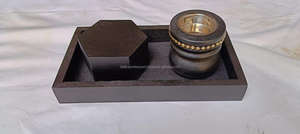 Quemador de incienso de resina hecho a mano árabe Falak World Export 2025, quemador Mabkhara para Ramadán Bakhoor, Material de madera, uso religioso - Product Image 4