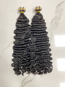 100% Extensions de cheveux humains vietnamiens ruban dans des textures bouclées tissage de cheveux cuticules alignés bonne garantie de Service pour les femmes noires - Product Image 3