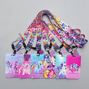 Promoción al por mayor: Nuevos cordones para teléfono móvil <span class=keywords><strong>con</strong></span> diseño de My Little Pony, de dibujos animados, para estudiantes, escolares y soporte para tarjetas de identificación. - Product Image 1