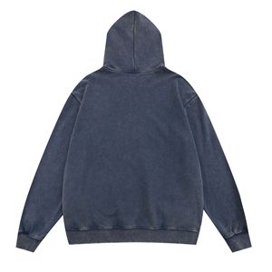 Sweat à capuche pour homme en coton premium, style streetwear décontracté, coupe oversize, mode, OEM ODM, pour la gym, fournisseur en gros - Product Image 4
