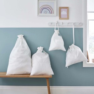 Cotton Fabric <b>Storage</b> Sack Premium Drawstring Gift Organizer - Product Image 1