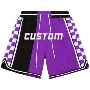Pantalones Cortos Deportivos de Malla para Hombre de Alta Calidad, Secado Rápido, Transpirables, Más Vendidos, 100% Poliéster, Personalizables para Baloncesto - Product Image 3