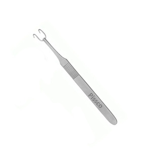 PISSCO Crochet cutané chirurgical à double pointe, rétracteur cutané à pointe acérée, rétracteur cutané en acier inoxydable - Product Image 1
