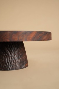 Acacia wood walnut Finish <b>Cake</b> <b>stand</b> - Product Image 5