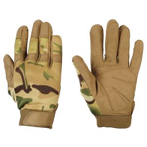 Gants de Paintball de sport rembourrés à doigts entiers de couleur beige avec Logo personnalisé gants de Paintball de tournoi en gros - Product Image 5