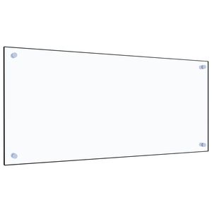 Protector contra salpicaduras de cocina de vidrio templado transparente de 35,4 "x 15,7" - Product Image 1