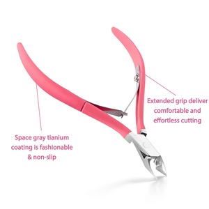 Ciseaux à cuticules en acier inoxydable de haute qualité pour manucure et pédicure, coupe-ongles, pince à cuticules, coupe-peaux mortes, ouverture large pour les doigts - Product Image 2
