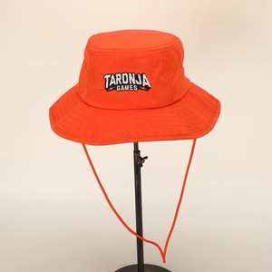 Chapeau de soleil de plage d'été personnalisé avec logo, haute qualité, large bord, style bob avec cordon, vente en gros - Product Image 1