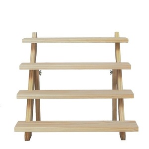 Support à cupcakes en bois naturel, élégant présentoir à desserts pour gâteaux, muffins, pâtisseries et friandises sucrées - Product Image 1