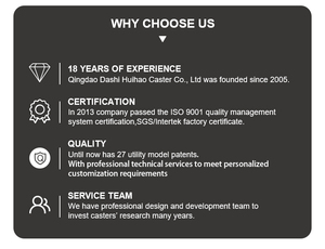 Dashi Fabrik Großhandel OEM 2,5 Zoll 3 Zoll Niedriges Schwerpunkt-Rad mit Schwenk- und Bremsfunktion für Industriemöbel - Product Image 6