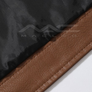 High Quality Genuine Leather <b>Jacket</b> <b>For</b> <b>Men</b> Long Sleeve Button Closure <b>Smart</b> Casual Outerwear Winter Clothing - Product Image 5