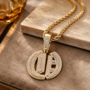Hip Hop Men's 925 Silver Rhodium Plated Moissanite Diamond Letter Pendant Micro Pave Baguette Cut Themed Charm Everyday Wear - Product Image 5