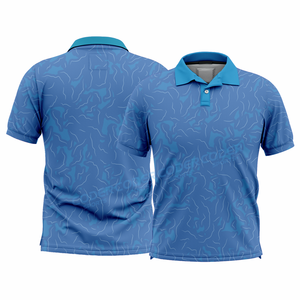 Vêtements de sport de qualité supérieure, logo personnalisé OEM, vêtements de pêche, polos, 100% polyester et élasthanne, nouvelle impression par sublimation - Product Image 4