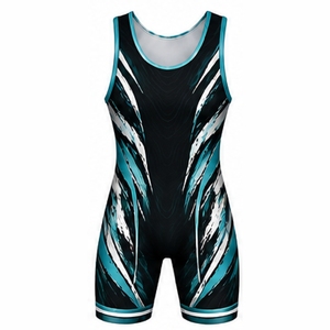 Custom Team <b>Wrestling</b> <b>Singlet</b> <b>Men</b>’s Athletic <b>Wrestling</b> Uniform Sportswear with Sublimation Printing - Product Image 5