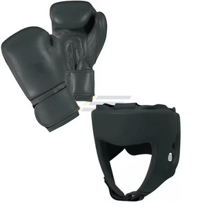 Set de Boxeo de Cuero Genuino con Logotipo Personalizado, Equipo de Entrenamiento, Set de Boxeo Profesional, Set de Sparring - Product Image 4