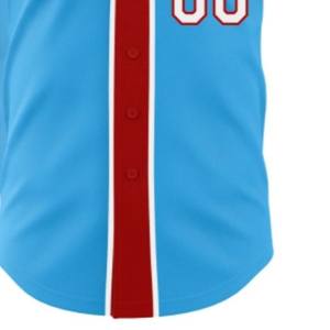 Últimos Diseños de Camisetas de Béisbol para Hombre, Logotipo/Color Personalizado, Transpirable, de la Mejor Calidad, con Antiarrugas - Product Image 3