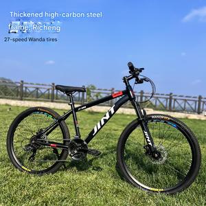 Bicicletta da <span class=keywords><strong>Montagna</strong></span> per Adulti 26 Pollici in Acciaio ad Alto Tenore <span class=keywords><strong>di</strong></span> Carbonio con Doppio Freno a Disco 21 Velocità per Fuoristrada, Corse e Sport all'Aperto - Product Image 2