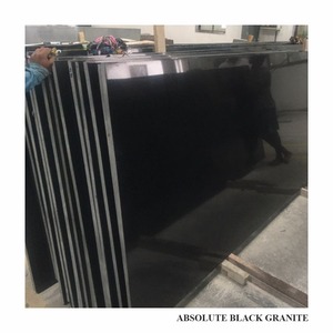 Absolute Black Granite Slabs Antique Surface 180x240cm Natural <b>Stone</b> Safe Kitchen & Bathroom Commercial Project Export Supplier - Product Image 4