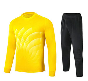 Kids Unisex Football Goalkeeper Uniform Sleeveless Soft Sponge <b>Pads</b> Breathable Moisture-Wicking UV Protection Custom Team Sport - Product Image 3