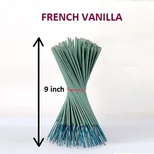 Fornitura all'ingrosso di bastoncini di incenso naturale vaniglia francese al prezzo principale (verde)