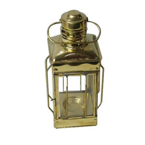 <b>Brass</b> Finished Oil Lamp Hanging <b>Lantern</b> for Decor Theme Indoor Lighting Usage Kerosene Lamp At Wholesale Price - Product Image 2