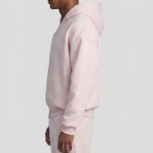 Conjunto de Sudadera y Pantalones Deportivos Personalizados OEM, de Algodón Grueso, Estilo Holgado, para Hombre - Product Image 6