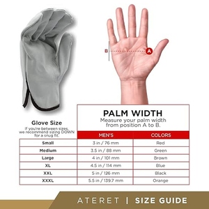 Durable Heavy-Duty Cowhide Grain Leather Driver Work <b>Gloves</b> Truck Driving Safety <b>Gloves</b> Soft Comfortable Abrasion Resistance - Product Image 6