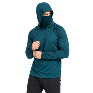 เสื้อคลุมกันแดดสำหรับตกปลา แขนยาว แห้งเร็ว น้ำหนักเบา ปิดหน้าได้ - Product Image 2